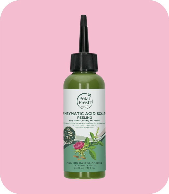 PETAL FRESH PURE Peeling enzymatyczny do skóry głowy, ostropest i bazylia